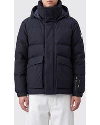 Giorgio Armani - Short Hooded Virgin Wool Blend Down Jacket - Lyst