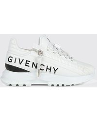 Givenchy - Sneakers Spectre in pelle di vitello con stampa logo e zip decorativa - Lyst