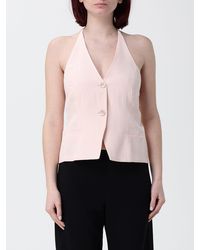 Twinset - Linen Blend Vest - Lyst