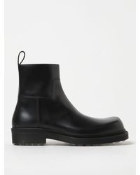 Bottega Veneta - Ben Leather Ankle Boots - Lyst