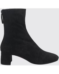 Aquazzura - Saint Honorè Suede Ankle Boots With A Mid Heel - Lyst