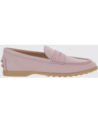 Tod's - Nubuck Loafers - Lyst