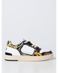 Versace - Sneakers In Synthetic Leather - Lyst