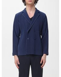 Homme Plissé Issey Miyake - Homme Plissé Issey Miyake Pleated Blazer - Lyst