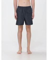 Gucci - Gg Monogram Polyester Swim Shorts With Drawstring Waist - Lyst