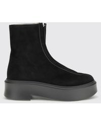 The Row - Leather Boots - Lyst
