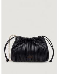 Calvin Klein - Borsa Mini A Secchiello Drawstring Plisse - Lyst
