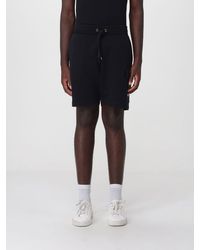 Moschino - Cotton Sport Shorts With Elasticated Waistband And Drawstring - Lyst