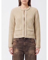 Isabel Marant - Crewneck Wool And Alpaca Cardigan With Concealed Fastening - Lyst