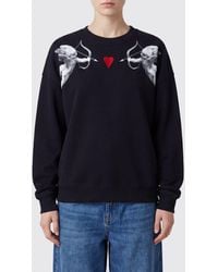 Fiorucci - Printed Cotton Crew Neck Sweatshirt - Lyst
