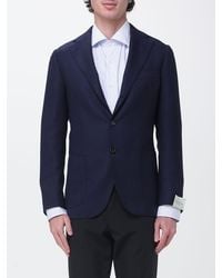 Luigi Borrelli Napoli - Single-Breasted Virgin Wool Blazer - Lyst