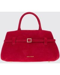 MANU Atelier - Le Cambon 25 Suede Tote Bag With Double Handle - Lyst