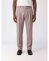 Briglia 1949 - Pleated Wool And Cashmere Blend Chino Trousers - Lyst