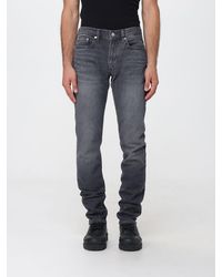 FRAME - L'Homme Mid-Rise Slim-Fit Cotton Denim Jeans - Lyst