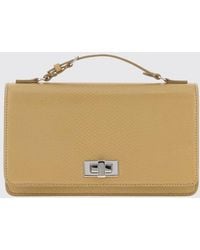 Fendi - Peekaboo Python Leather Wallet On Chain - Lyst