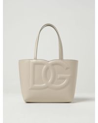 Dolce & Gabbana - Borsa in pelle con monogram - Lyst