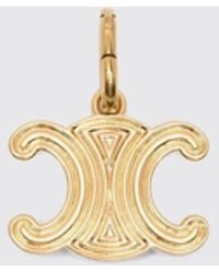 Celine - Triomphe Monogram Pendant - Lyst
