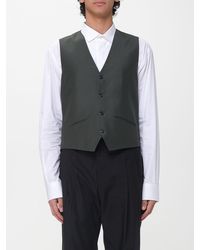 KARL LAGERFELD - Wool Blend Tailored Vest - Lyst