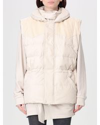 Isabel Marant - Cotton And Technical Fabric Hooded Vest - Lyst