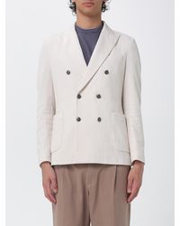 Circolo 1901 - Double Breasted Cotton Blazer - Lyst