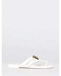 Dolce & Gabbana - Flache Sandalen Damen - Lyst