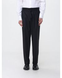 Dolce & Gabbana - Dolce &Amp Gabbana Classic Virgin Wool And Cotton Trousers - Lyst
