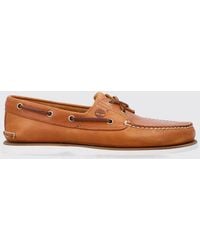 Timberland - Classic Boat 2 Eye Leder-Mokassins - Lyst