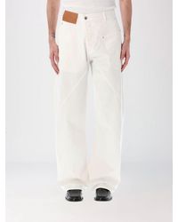 JW Anderson - Twisted Workwear Wide-Leg Denim Jeans - Lyst