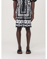 Versace - 'Medusa Chains' Bermuda Shorts - Lyst