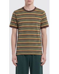 Marni - Slim-Fit Striped Cotton T-Shirt With Contrasting Trims - Lyst
