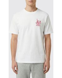 New Balance - Printed Cotton T-Shirt - Lyst