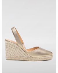 Castañer - Carissa Laminated Leather Espadrilles - Lyst