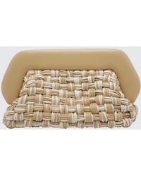 THEMOIRÈ - Themoir&Egrave Bios Woven Vegan Leather Clutch With Removable And Adjustable Strap - Lyst