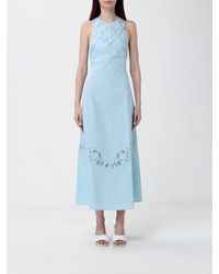 Twinset - Cotton Midi Dress - Lyst