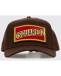 DSquared² - Cotton Twill Hat With Logo Patch - Lyst