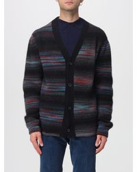Paul Smith - Cardigan Di Lana A Righe - Lyst