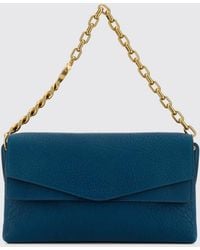 Gucci - Grained Leather Shoulder Bag With Removable Chain Handle - Lyst
