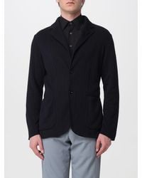 Lardini - Single-Breasted Knit Jacket - Lyst
