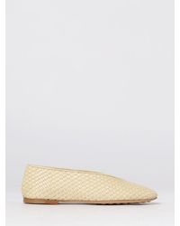 Bottega Veneta - Rosa Woven Leather Ballerinas - Lyst