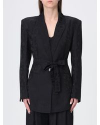 Pinko - Castelnovo Fluid Jacquard Viscose And Modal Blazer - Lyst
