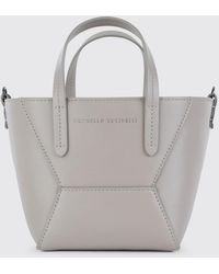 Brunello Cucinelli - Bc Duo Mini Calfskin Leather Bag - Lyst
