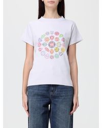 Balenciaga - Camiseta De Jersey De Algodon Estampada - Lyst