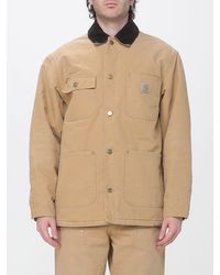Carhartt - Og Chore Cotton Jacket With Corduroy Collar - Lyst