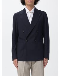 Tagliatore - Double-Breasted Virgin Wool Blazer - Lyst