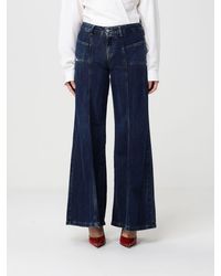 DIESEL - D-Akii Flared Cotton Denim Jeans - Lyst