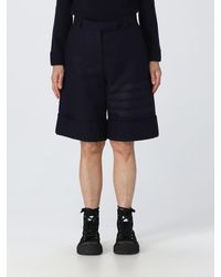 Thom Browne - Shorts In Wool And Cashmere Blend Flannel - Lyst