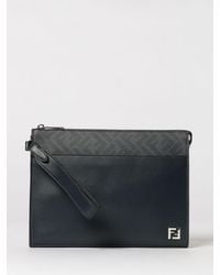 Fendi - Clutch Squared Ff - Lyst