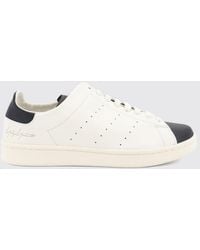 Y-3 - Diagonal Stan Smith Leather Sneakers With Low Top Design And Round Toe - Lyst