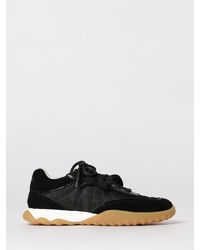 Pinko - Gea Suede And Nylon Sneakers - Lyst