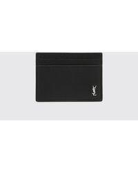 Saint Laurent - Tiny Cassandre Card Holder - Lyst